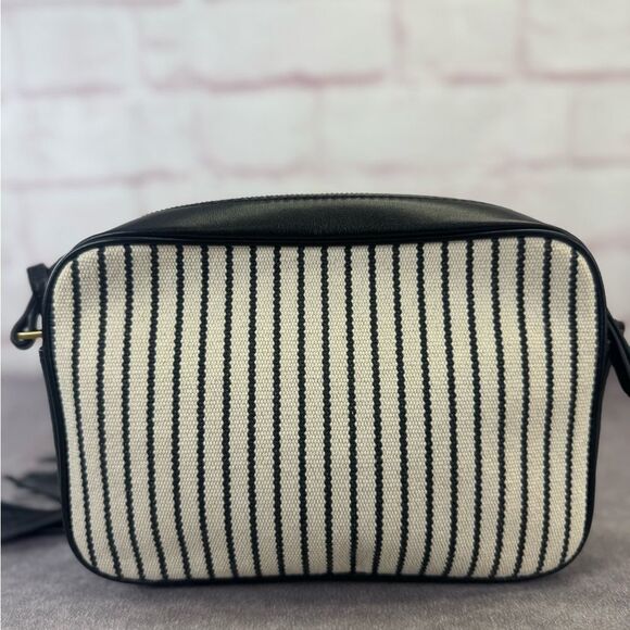 YSL Yves Saint Laurent 2021 Medium Canvas Lou Striped Nautical Camera Bag - Picture 5 of 15
